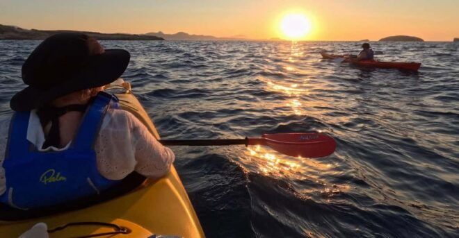 Milos: Romantic Semi Private Sunset Kayaking Tours - Itinerary of the Adventure