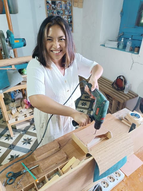 Milos: Zoulias Wood Workshop Experience,craft a wooden bag - An Introduction to the Zoulias Wood Workshop Experience