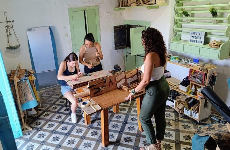 Milos: Zoulias Wood Workshop Experience,craft a wooden bag - The Sum Up