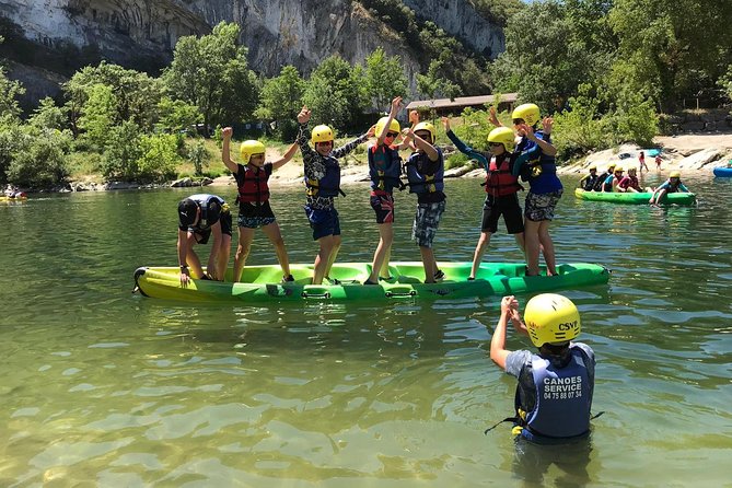 Mini Adventure Raid of Pont Darc: Canoeing, Climbing and via Corda - Equipment Included
