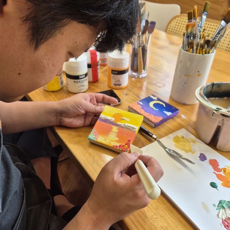 Mini Canvas Backdrop Painting - Location and a few practical checks