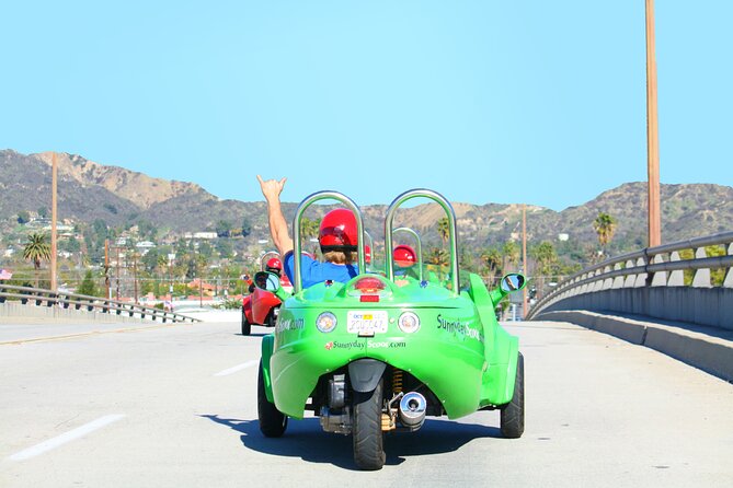 Mini-Car Adventure Ride in LA! Sunny Day Scoot - Tour Highlights