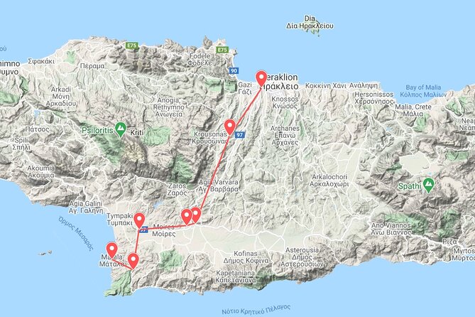 Minoan Luxuries: Ancient Palaces, Messara Wine Routes & Matala - Unearthing Minoan Artifacts: a Glimpse Into History