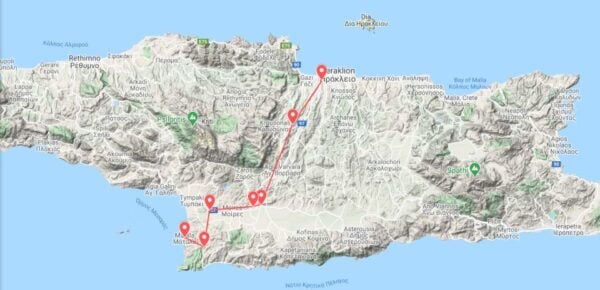 Minoan Luxuries: Ancient Palaces, Messara Wineries & Matala - Seafood Delights in Matala