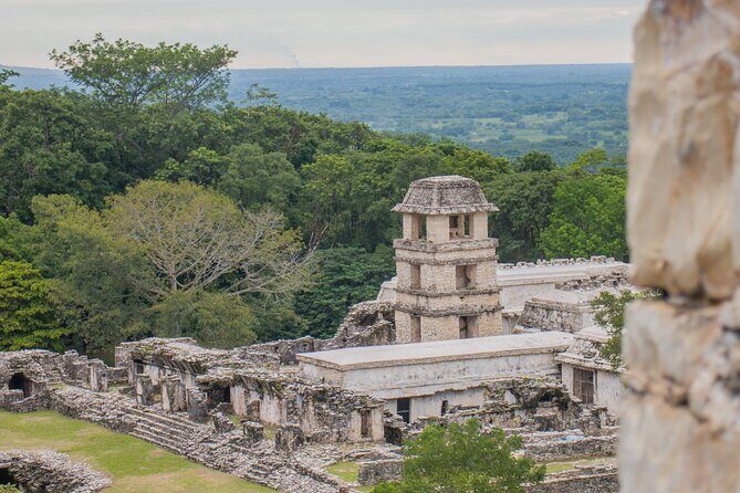 Misol Ha Blue Waterfalls and Palenque Archaeological Area - Palenque Archaeological Zone: Mayan Legacy Unveiled