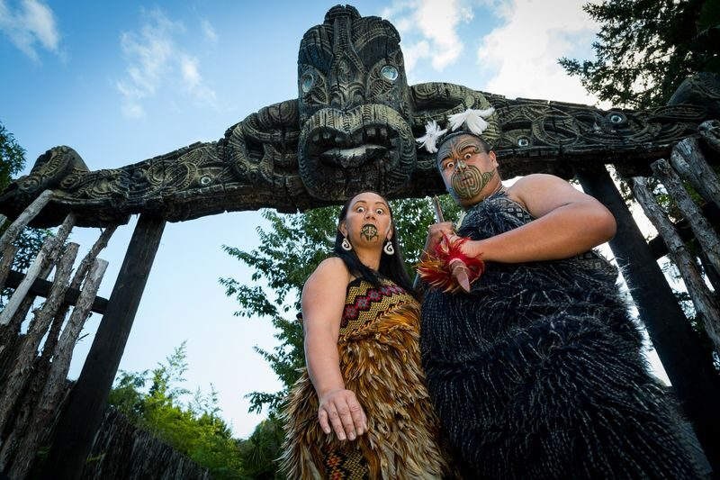Mitai Maori Village Experience - The stream-side welcome sets the scene