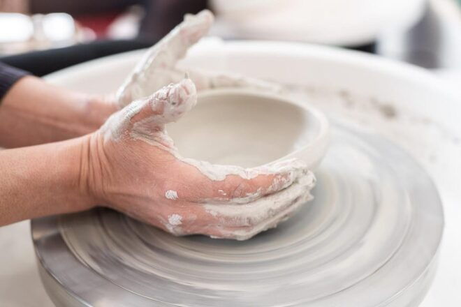 Mixed Pottery Wheel and Hand-Building Course - Group Size and Languages