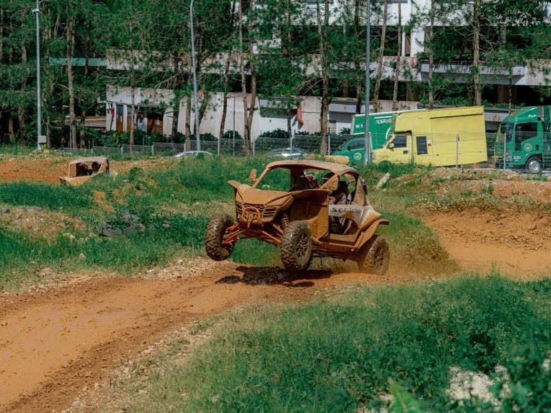 MK 18 ATV Experience in Genting Highlands - Forest, hills, and dirt under the wheels