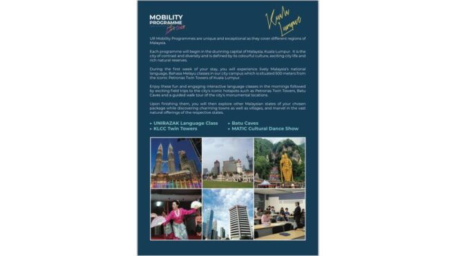 Mobility Program South Malaysia - Experience Highlights