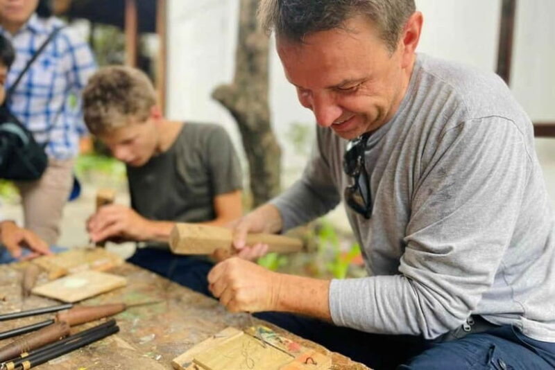 Moc Thon Woodtales - Wood Carving in a Hanoi Hidden Villa - Choosing the Perfect Piece of Wood