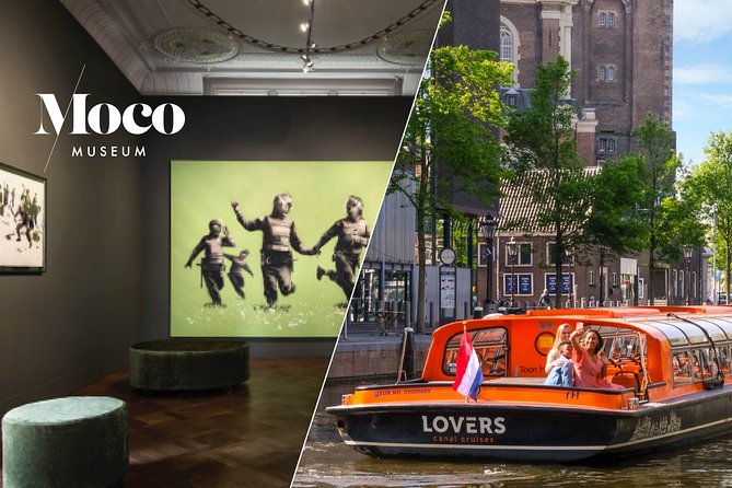 Moco Museum Amsterdam & 1-Hour Canal Cruise - Whats Included