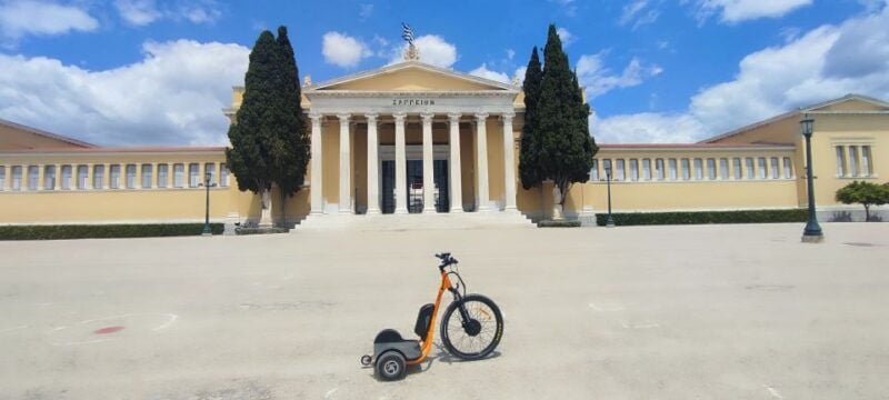 Modern Athens City Ayo's E-Bike Trike Tour - Starting Point and Setup