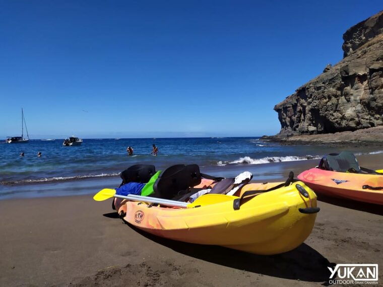 Mogán: Guided Kayak to Caves and Snorkeling Tour - Key Features of the Tour Itinerary
