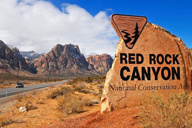 Mojave Desert, Red Rock Sign, Seven Magic Mts - FAQ