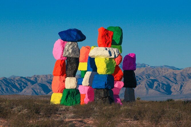 Mojave Desert, Red Rock Sign, Seven Magic Mts - Value for Money