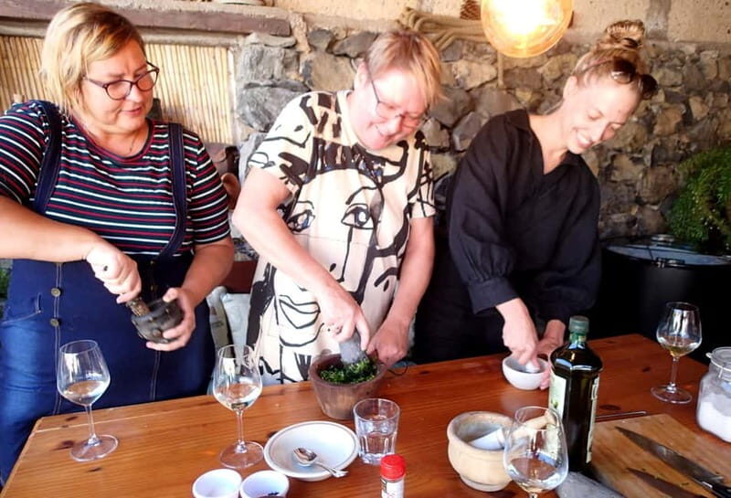 Mojo Workshop Cooking Class in Ancient Canarian Village - The Cooking & Tasting Experience
