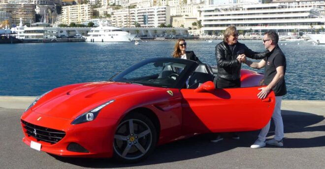 Monaco: 2 or 3 Hour Sight-driving in a Ferrari California T - Scenic Routes and Highlights
