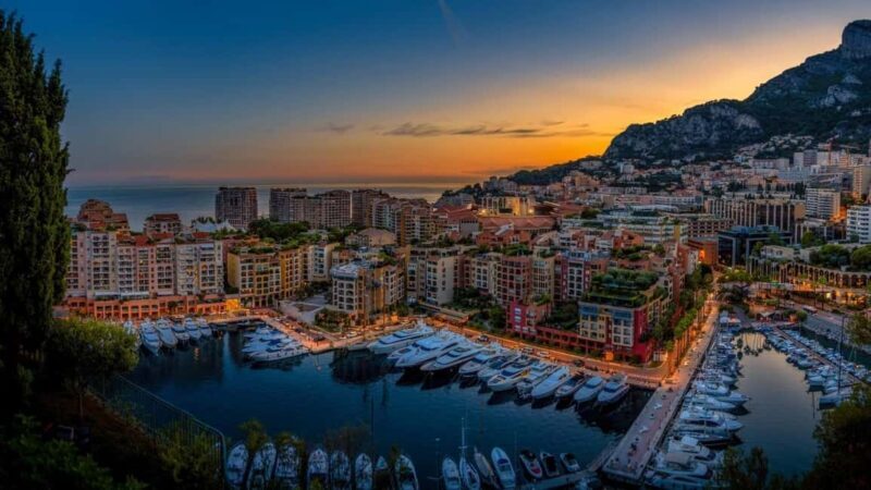 Monaco and Monte Carlo Night Tour - Panoramic Views from the Hilltop