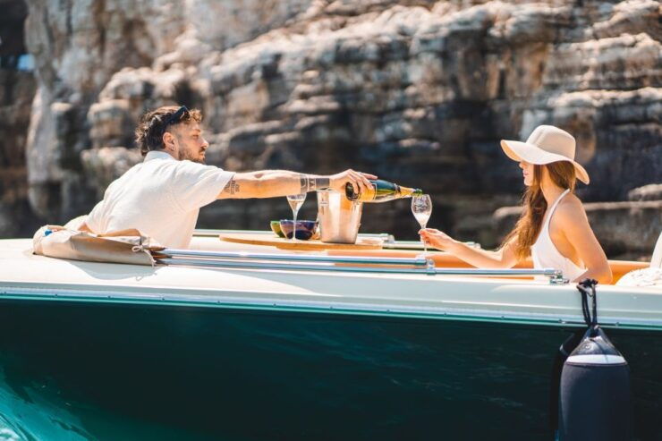 Monopoli: Private Sightseeing Speedboat Tour With Champagne - Itinerary