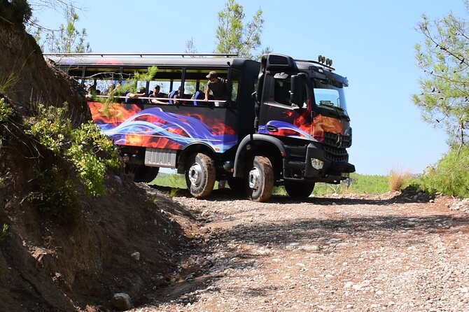 Monster Truck and 4x4 Omnibus With Rafting in Koprulu Park From Side - Driving Requirements and Group Size Limitations