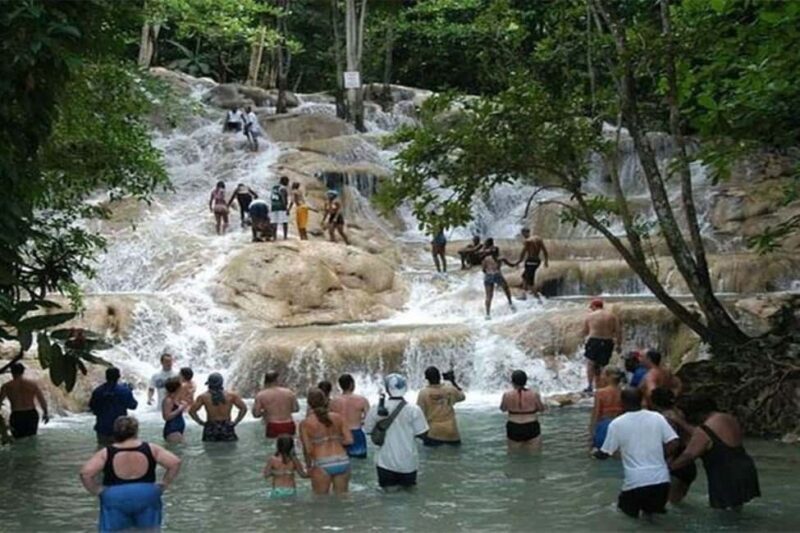 Montego Bay: Guided Tour of Dunn's River Falls and Park - Visiting the Market in Ocho Rios
