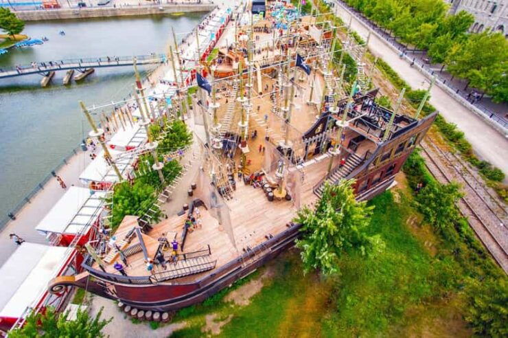 Montreal: Voiles En Voiles Aerial Park Admission Ticket - Experience Overview