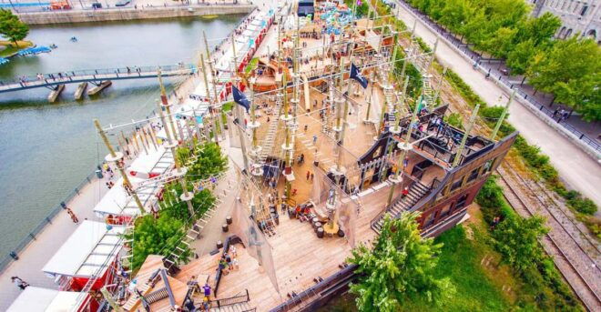 Montreal: Voiles En Voiles Aerial Park Admission Ticket - Activities and Highlights