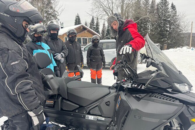 Montreals All-Inclusive Snowmobile Escape into Nature - Meeting Point and Timing