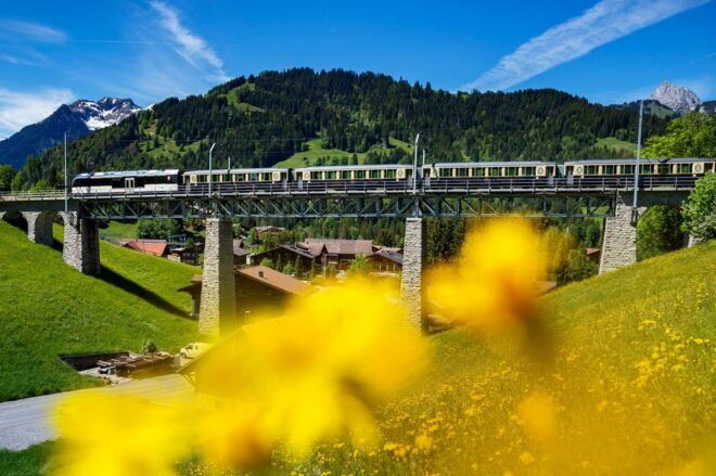Montreux: 1-Way Goldenpass Belle-Epoque Train To/From Gstaad - Onboard Activities and Amenities