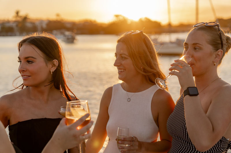 Mooloolaba Sunset Cruise Experience on the Sunshine Coast - The canals and Minyama mansions