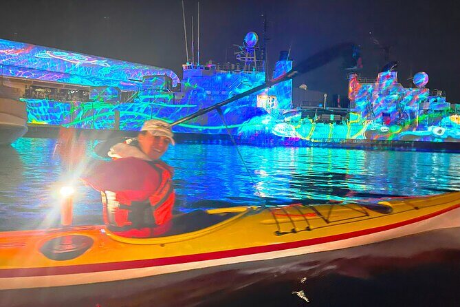 Moonlight Sea Kayaking Experience in Sydney's VIVID Festival - A Closer Look at the VIVID Moonlight Kayaking Tour