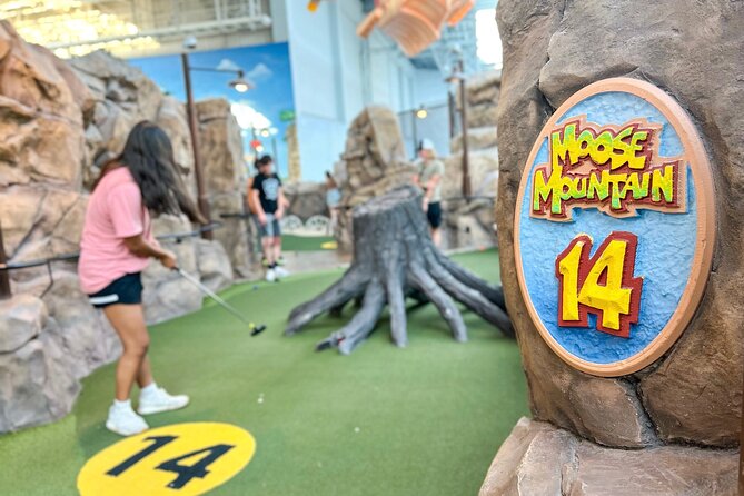 Moose Mountain Adventure Golf in Mall of America - Location and Pricing Information