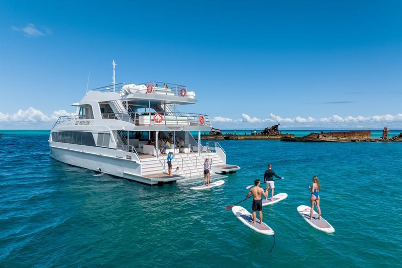 Moreton Island & Tangalooma Wrecks Snorkel Cruise - The day at a glance