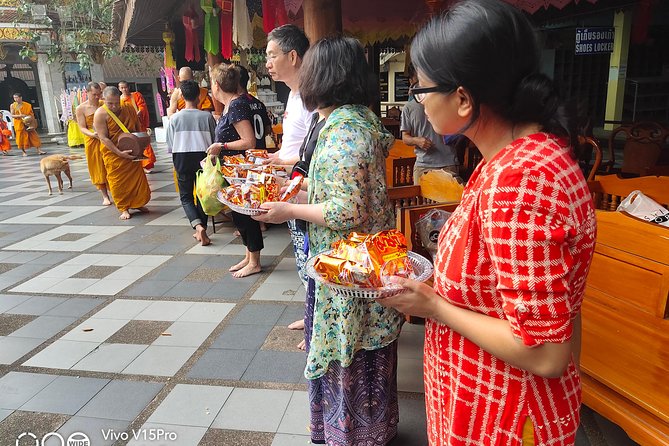 Morning Alms to Monks, Doi Suthep Temple, Hidden Temple & Chiang Mai City Views. - Spiritual Merit Opportunities