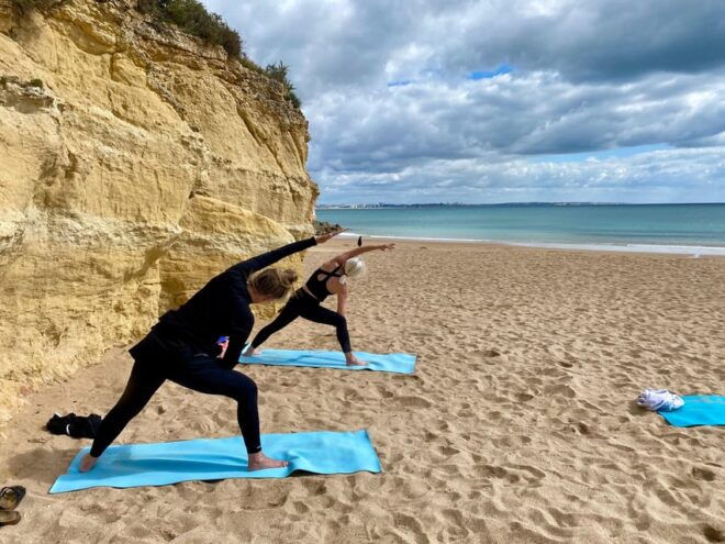 Morning Beach Yoga in Albufeira by El Sol Lifestyle - Health and Wellness Benefits