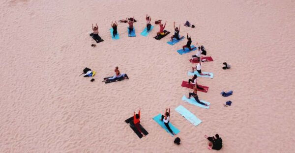 Morning Beach Yoga in Vila Lara/Porches by El Sol Lifestyle - What to Expect