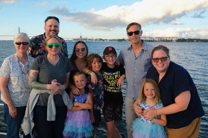 Morning Charleston Harbor Sail Lux Catamaran Shade and Seating - The Sum Up