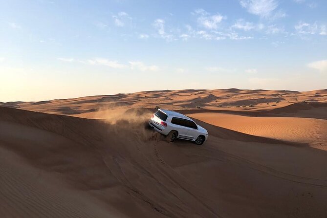 Morning Desert Safari With ATV Bike - Thrill of Riding Through Sand Dunes
