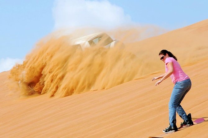 Morning Desert Safari With Camel Ride Sand Boarding - Pricing and Guarantee