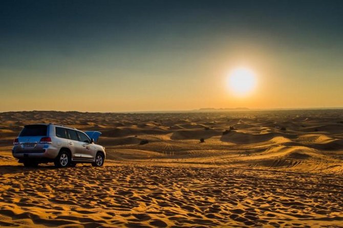 Morning Desert Safari With Camel Riding - Thrilling Dune Bashing in a 4x4 Vehicle