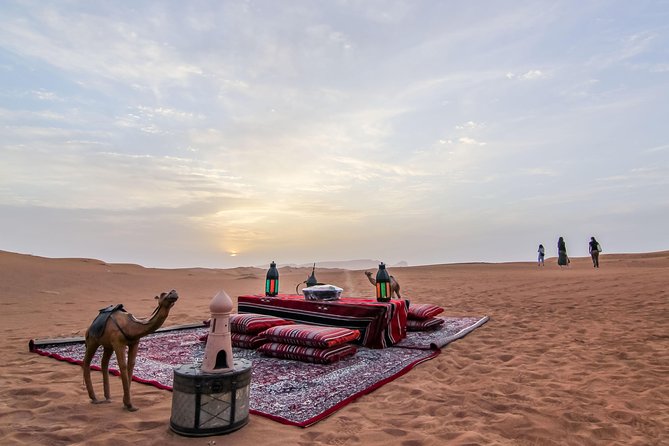 Morning Dubai Desert Safari With Camel Ride & Sand Boarding - Cancellation Policy