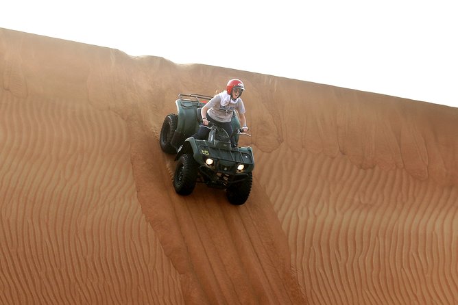 Morning Dubai Quad Bike With Sand Boarding and Camel Ride - Sandboarding Experience