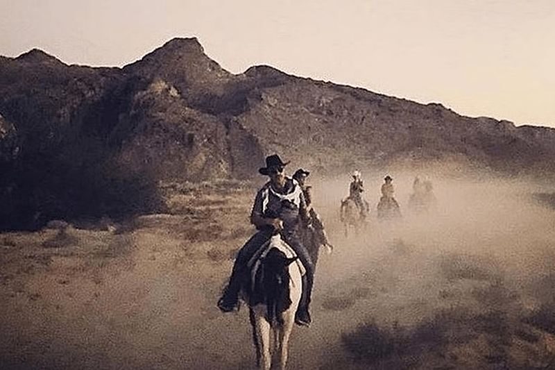 Morning Maverick Horseback Ride with Breakfast in Las Vegas - Leaving the city for Moapa Valley