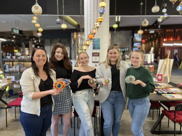 Mosaic Lamp Making Workshop in Fortitude Valley - Learning Experience