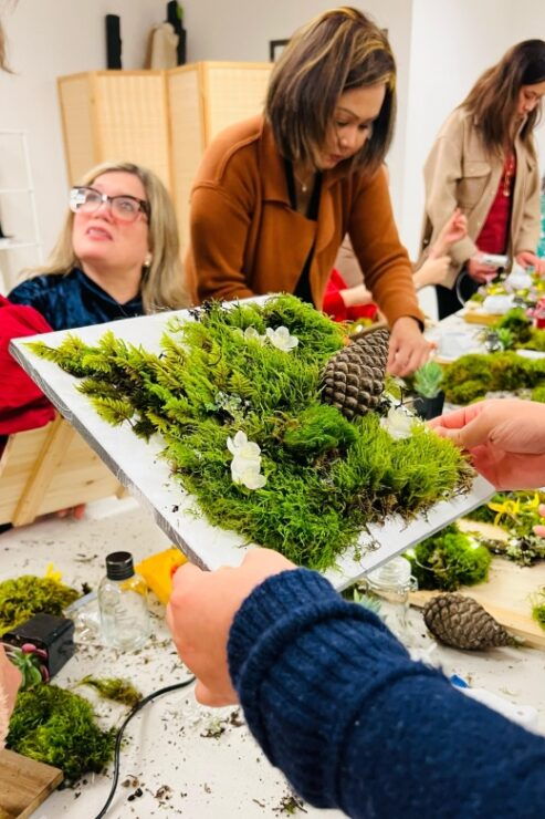 Moss Wall Art Workshop - Booking Information