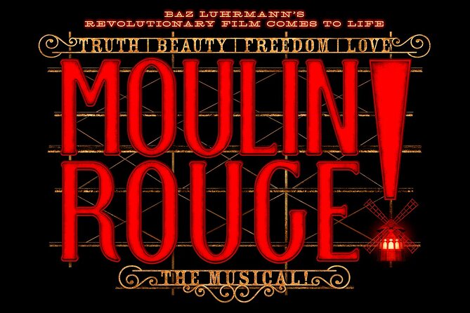 Moulin Rouge The Musical Entrance Ticket in London - Booking Process and Availability
