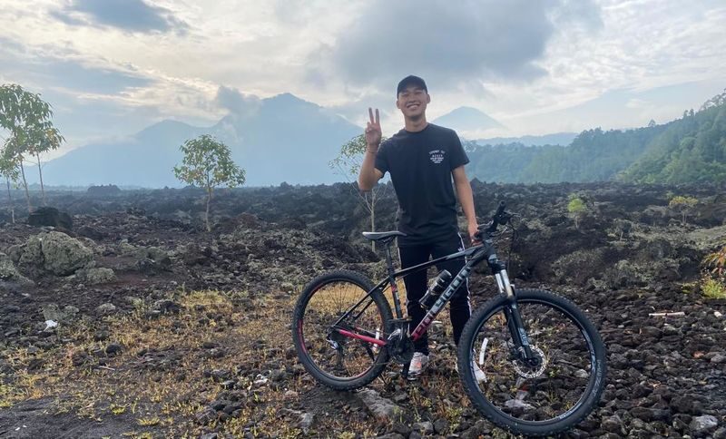 Mount Batur Black Lava Cycling Tour in Kintamani Bali - Black lava country, by bicycle