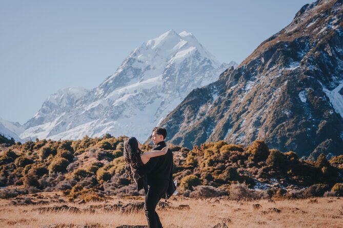 Mount Cook Couples Photo Shoot from Queenstown - Photography Quality and Final Photos