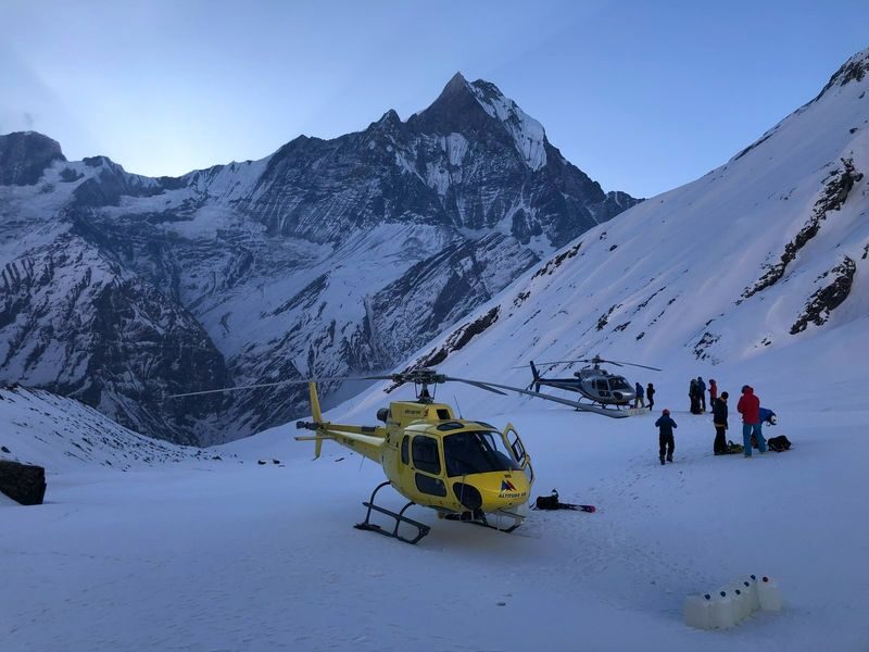 Mount Everest Base Camp Helicopter Sightseeing tour from Kathmandu - Everest Base Camp and the Khumbu Icefall from above