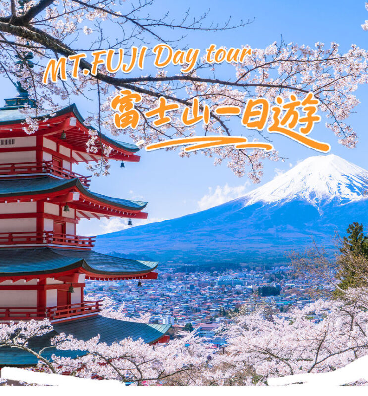 Mount Fuji Classic Tour | Arakurayama Sengen Park/Mount Fuji 5th Station, Oshino Hakkai & Gotemba Premium Outlets/Hot Spring Day Trip | Depart from Tokyo/Shinjuku - A Fuji day built around changing views
